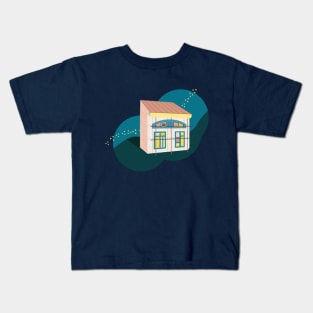 A Star Night's House Kids T-Shirt